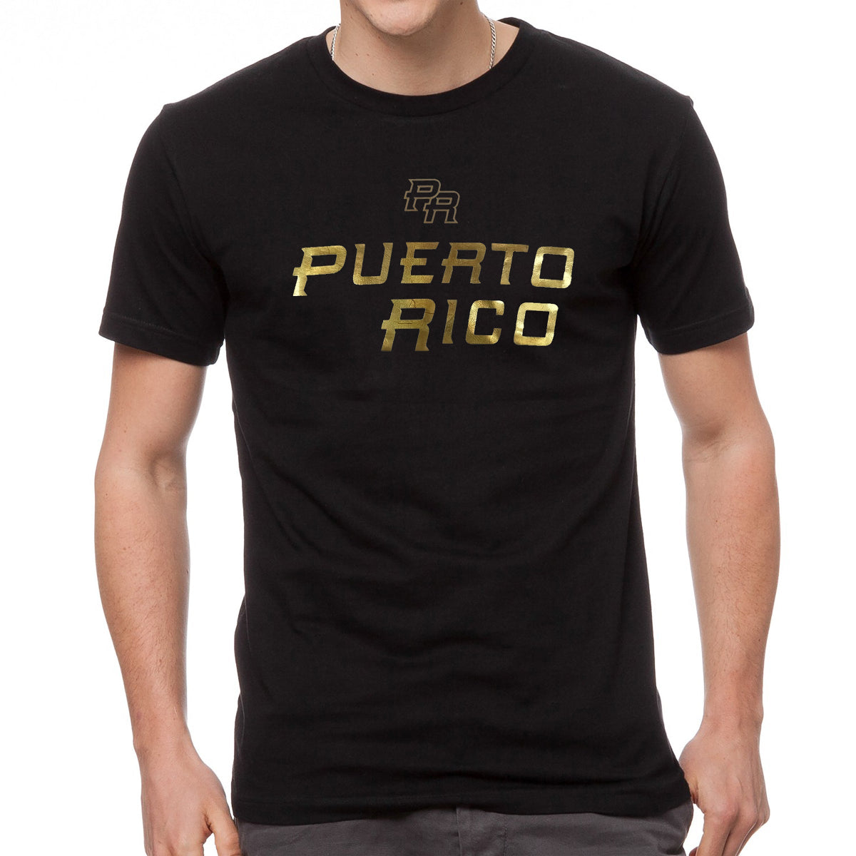 Puerto Rico PR Unisex Black T-Shirt
