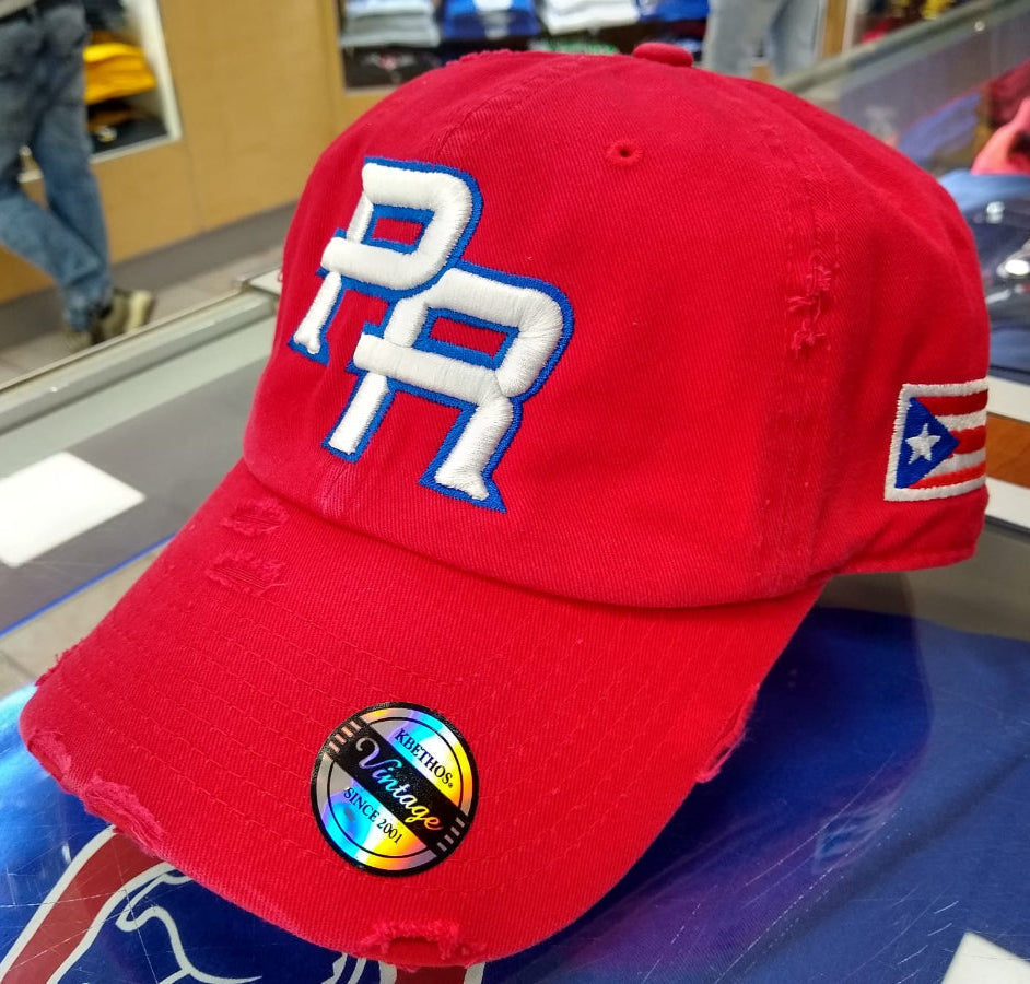 Puerto Rico Vintage Red Hat