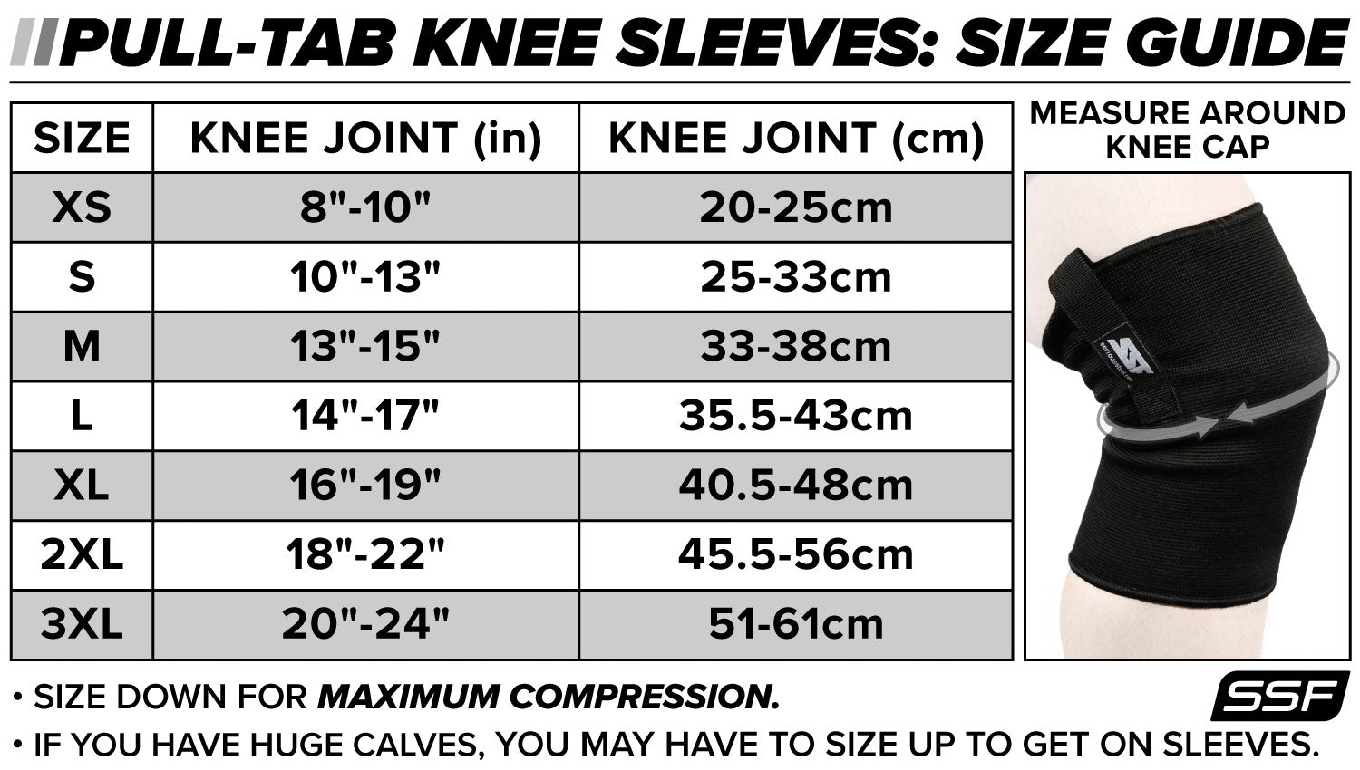 Knee Sleeves (3-Ply Pull Tab / Easy on and off)
