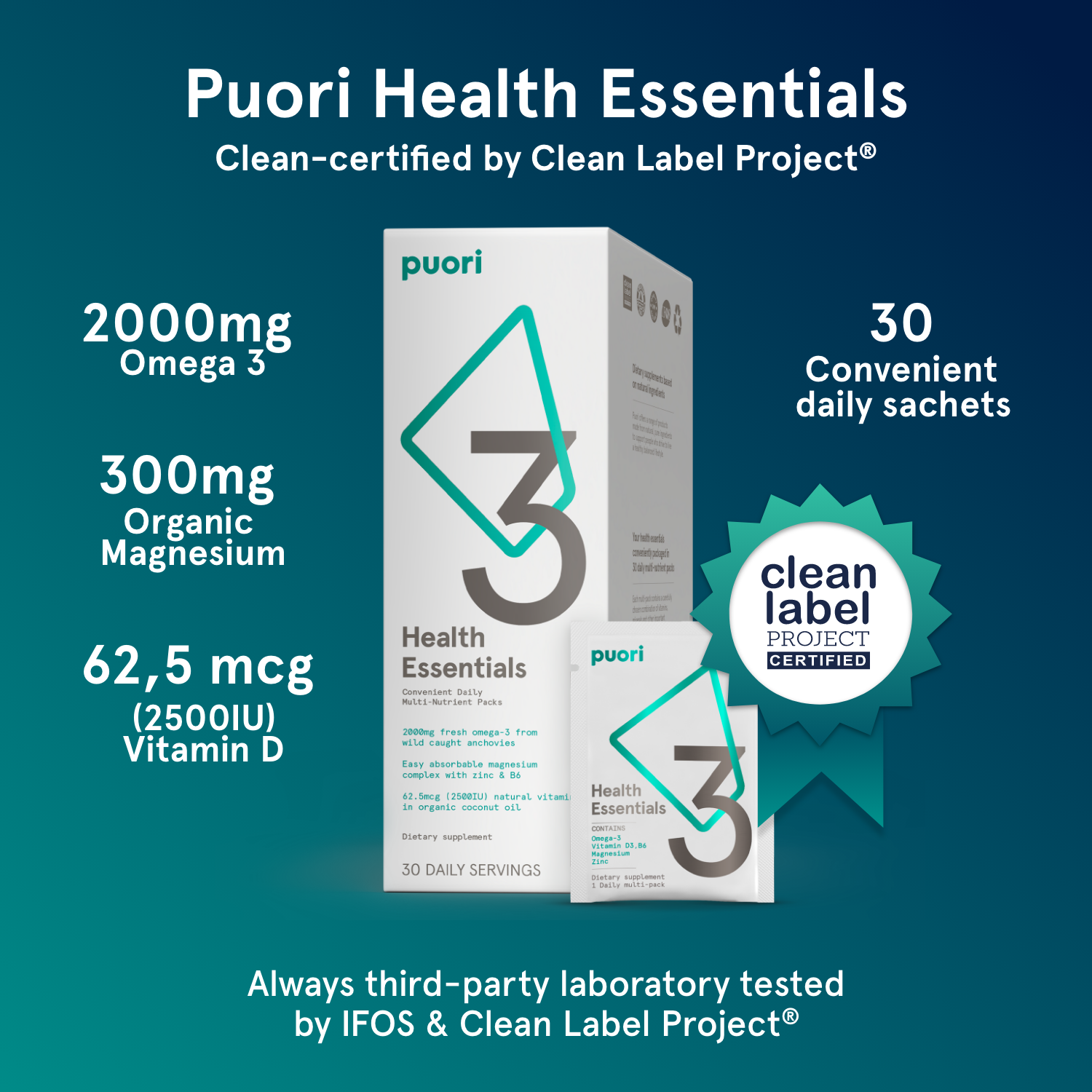 P3 - Health Essentials Sachets (O3, M3, D3)