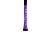 Purple Bat Grip Tape with White