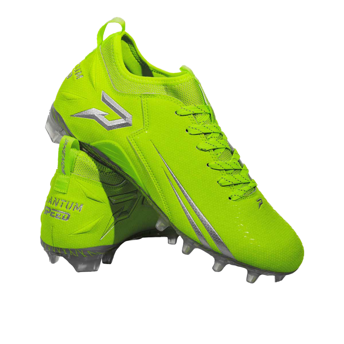 Quantum Speed Football Cleats in Slime