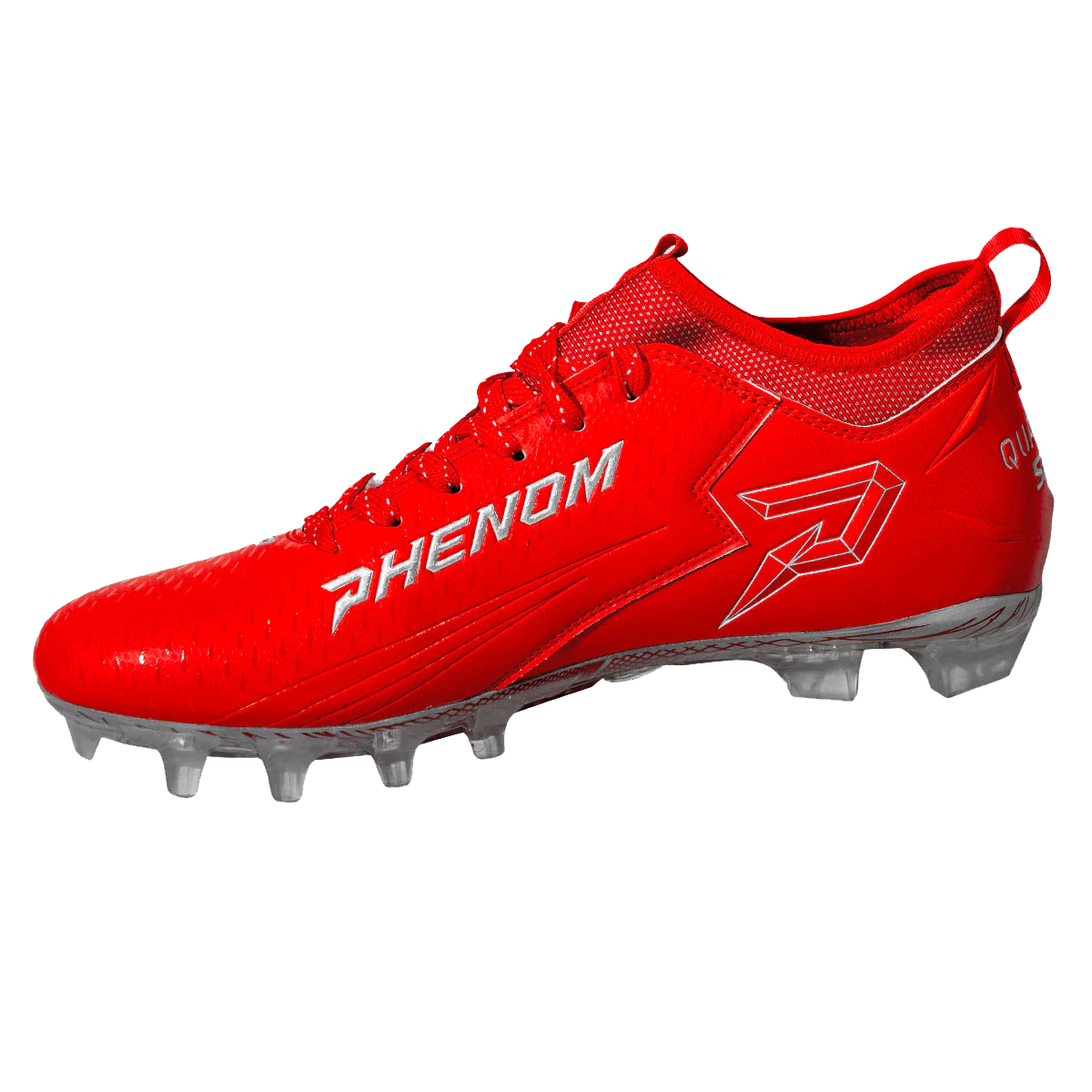 Quantum Speed Red Football Cleats