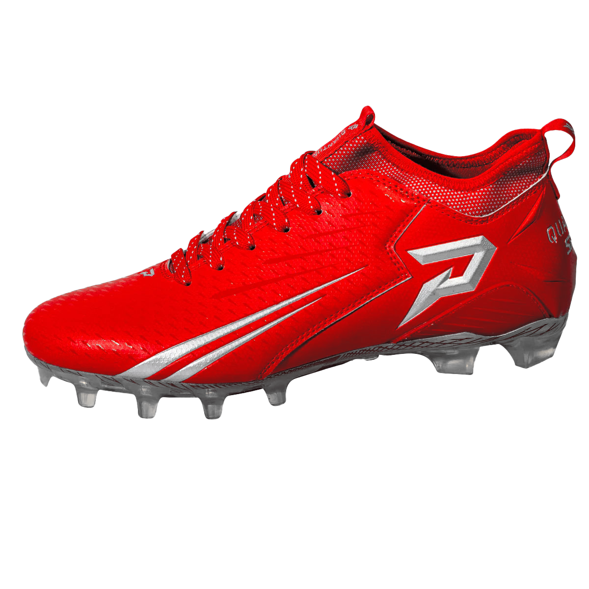 Quantum Speed Red Football Cleats