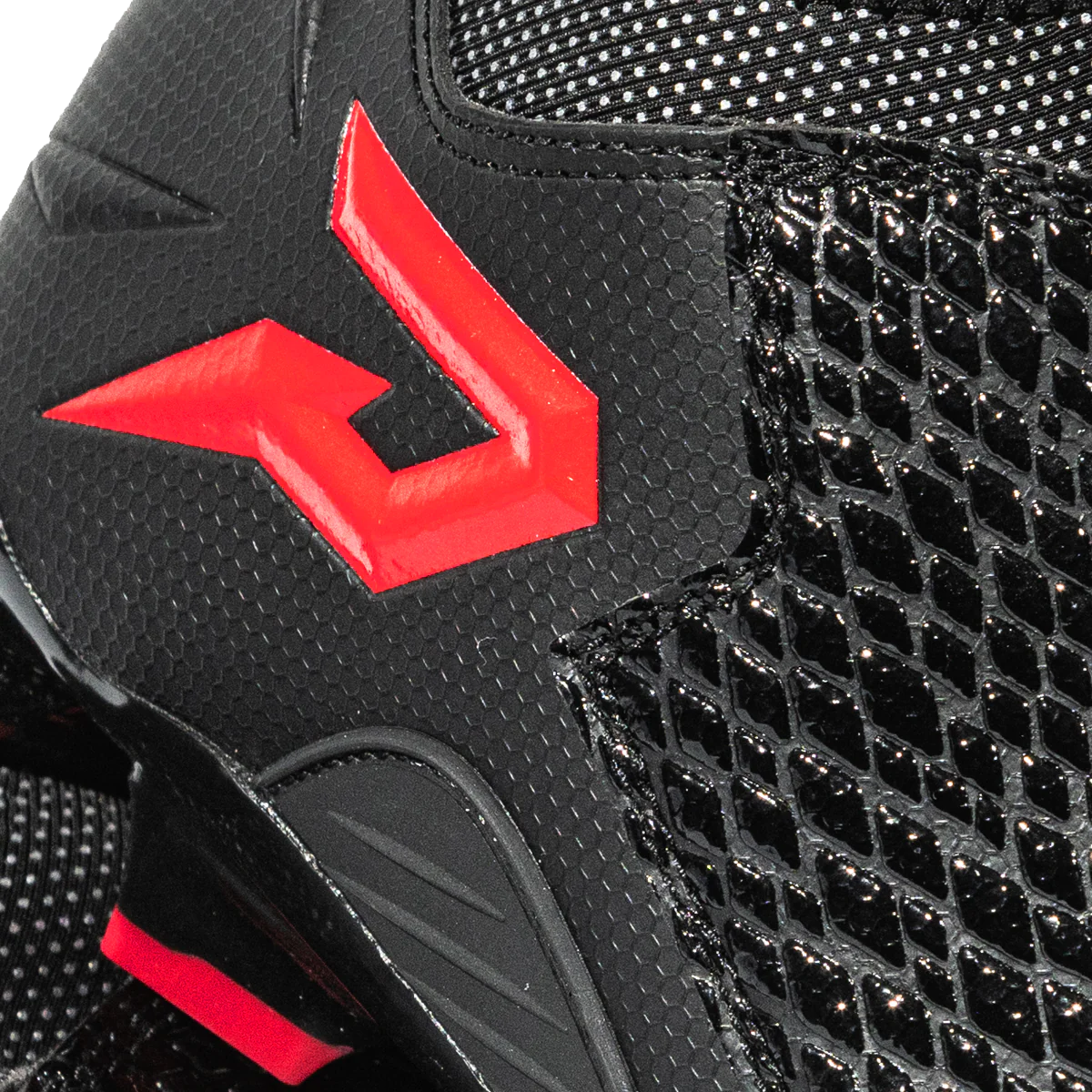 Quantum Speed Black Cobra Skin Football Cleats