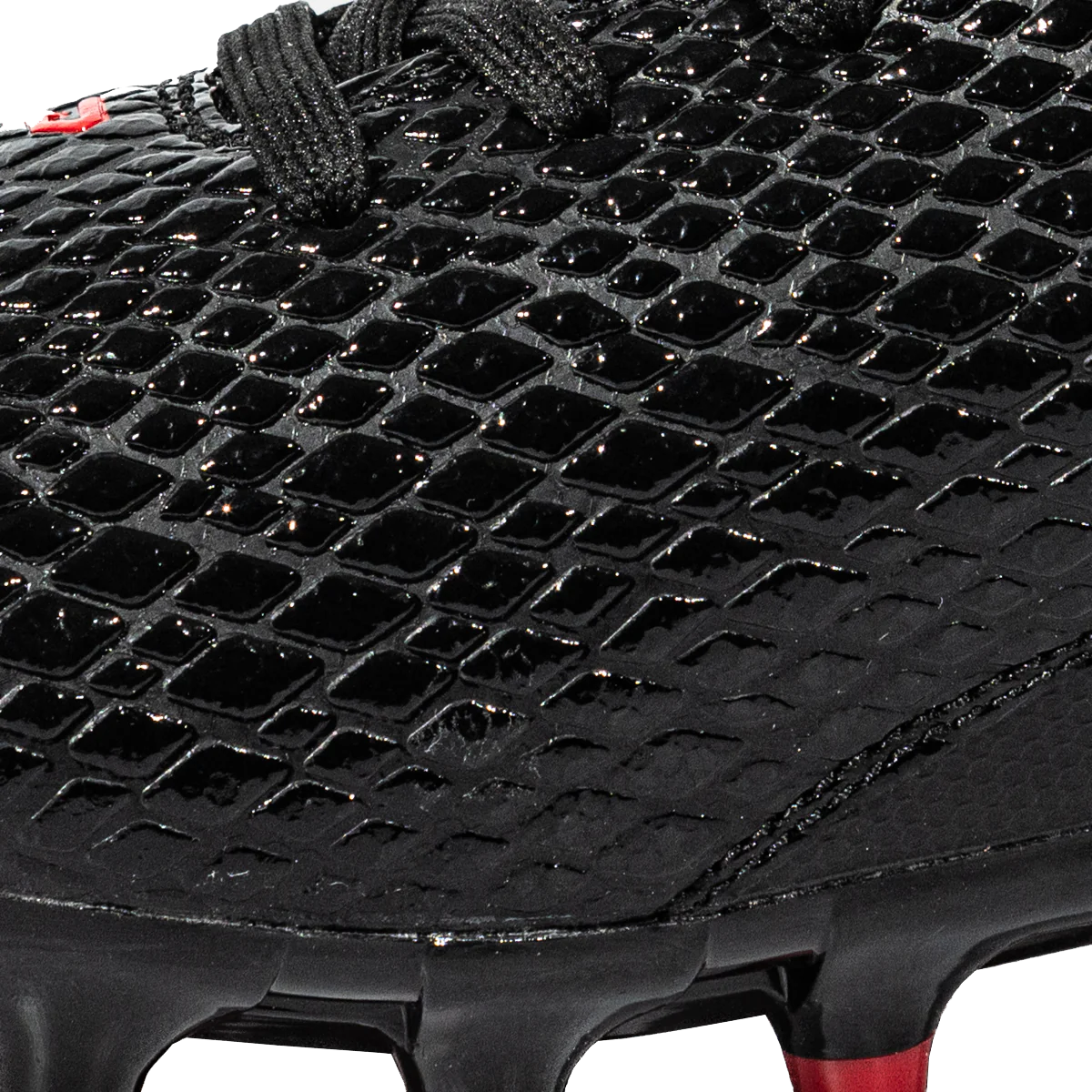 Quantum Speed Black Cobra Skin Football Cleats