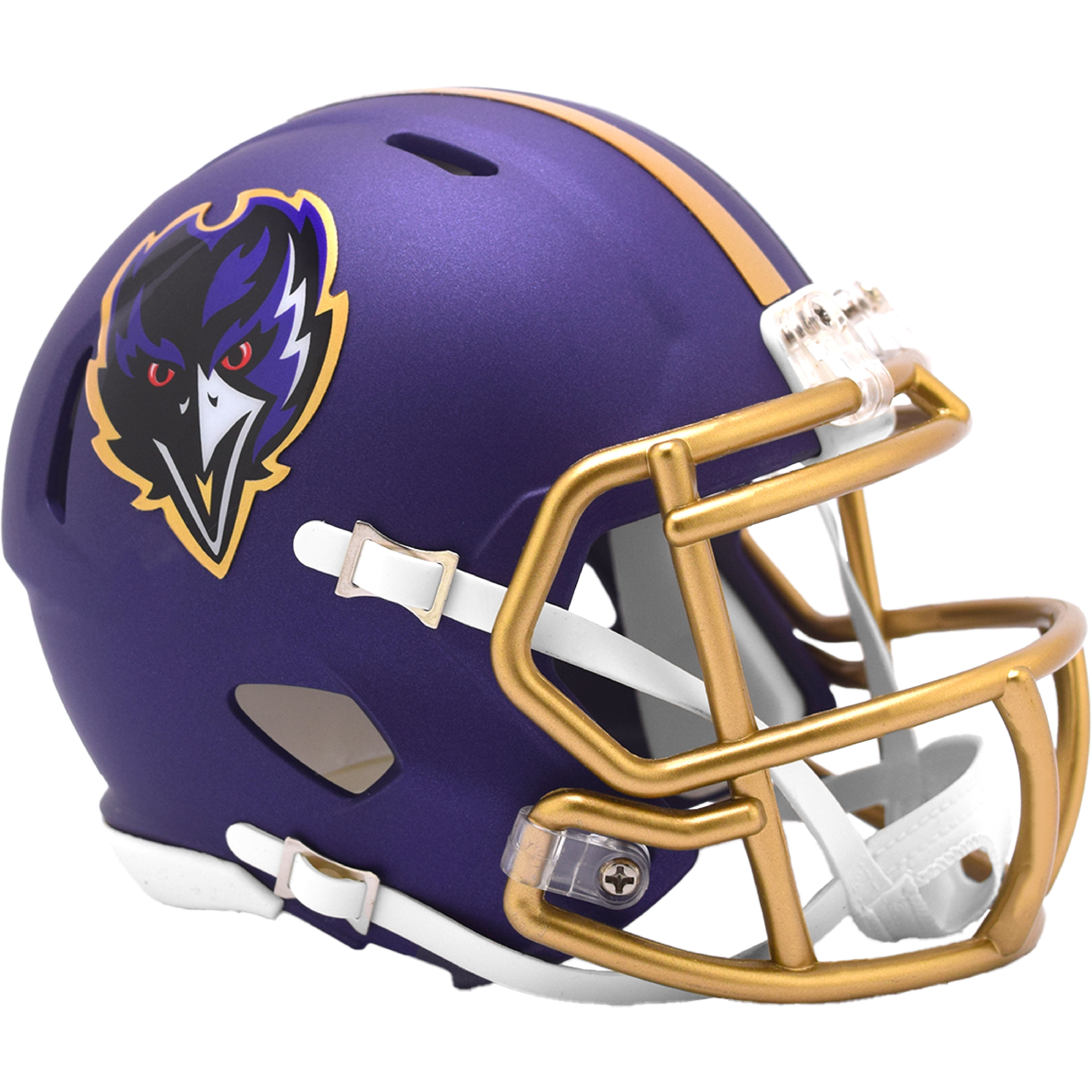 BALTIMORE RAVENS Riddell 2024 On-Field Alternate Speed Mini  Football Helmet