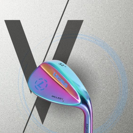 Lazrus Milled V Wedges Set or Individual (52°, 56° & 60°)