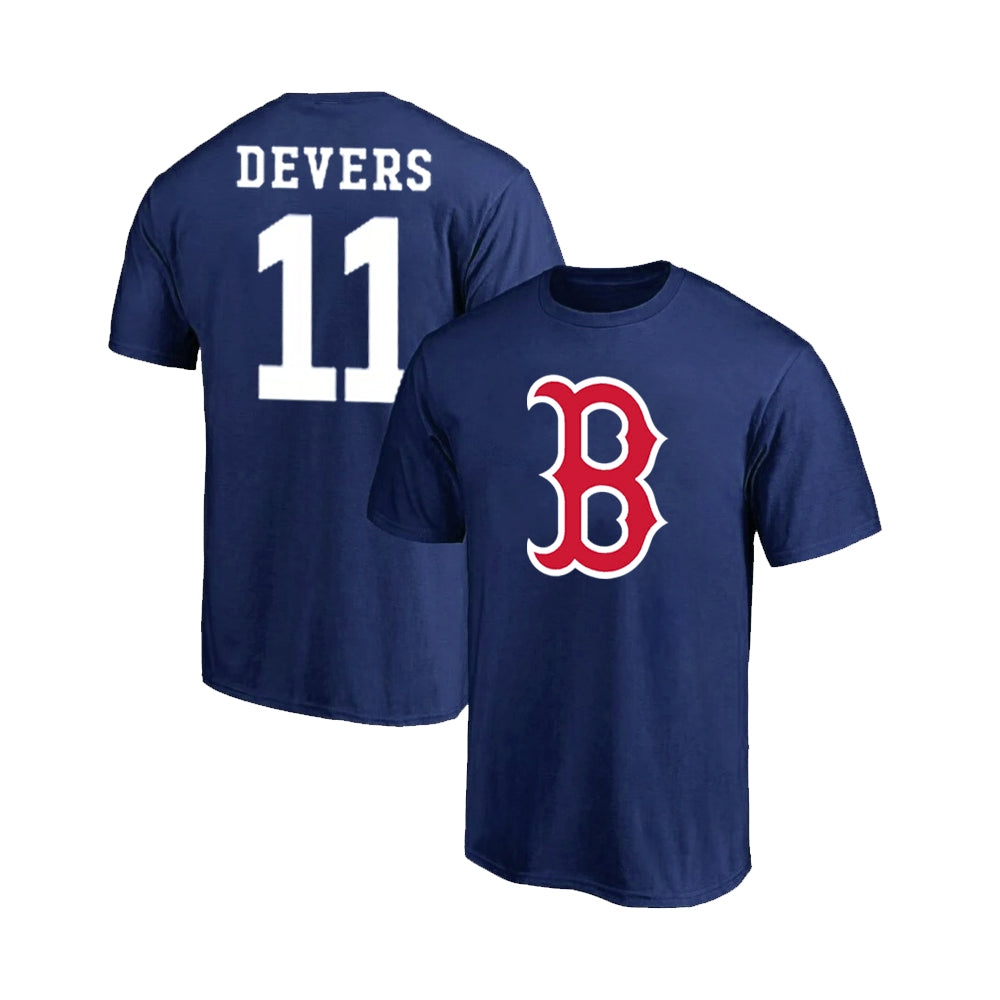 Boston Red Sox Logo Rafael Devers T-Shirt