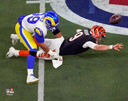 Aaron Donald Super Bowl LVI Final Play Los Angeles Rams 8" x 10" Football Photo