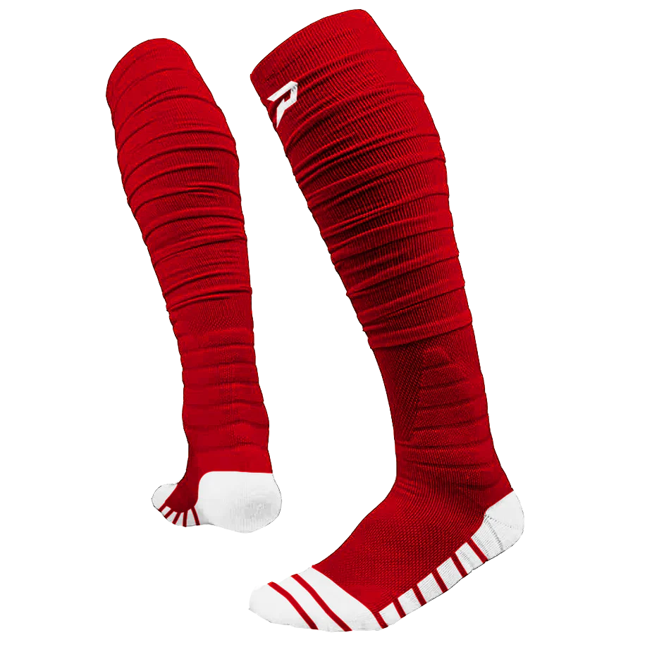 Phenom Elite 'quantum Knit' Extra Long Padded Scrunch Socks - Team Colors