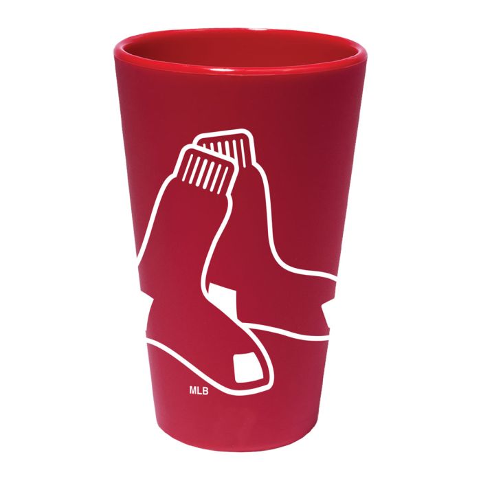 Boston Red Sox 16 oz Team Color Silicone Pint Glass