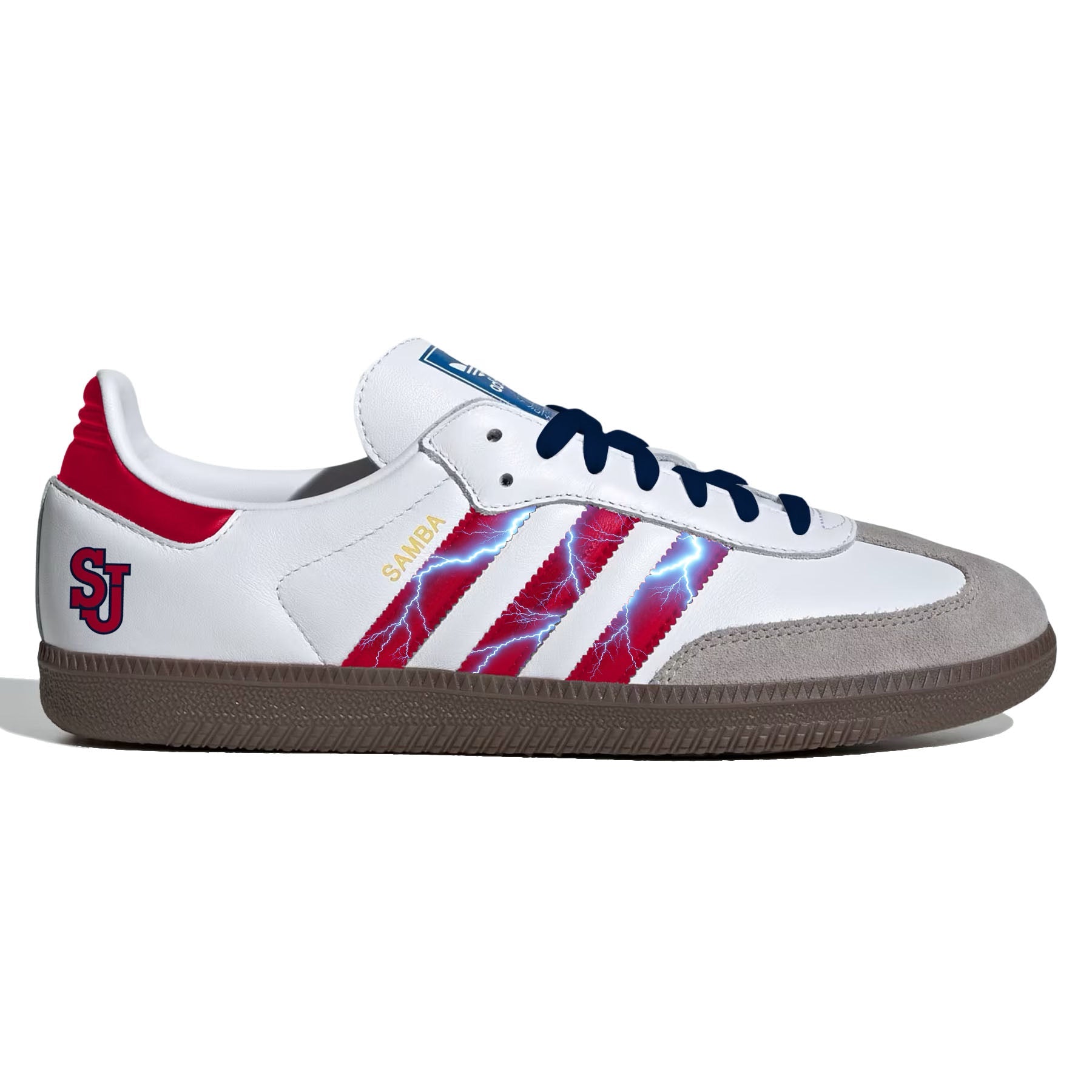 "Red Storm" Adidas Samba Classic Shoes