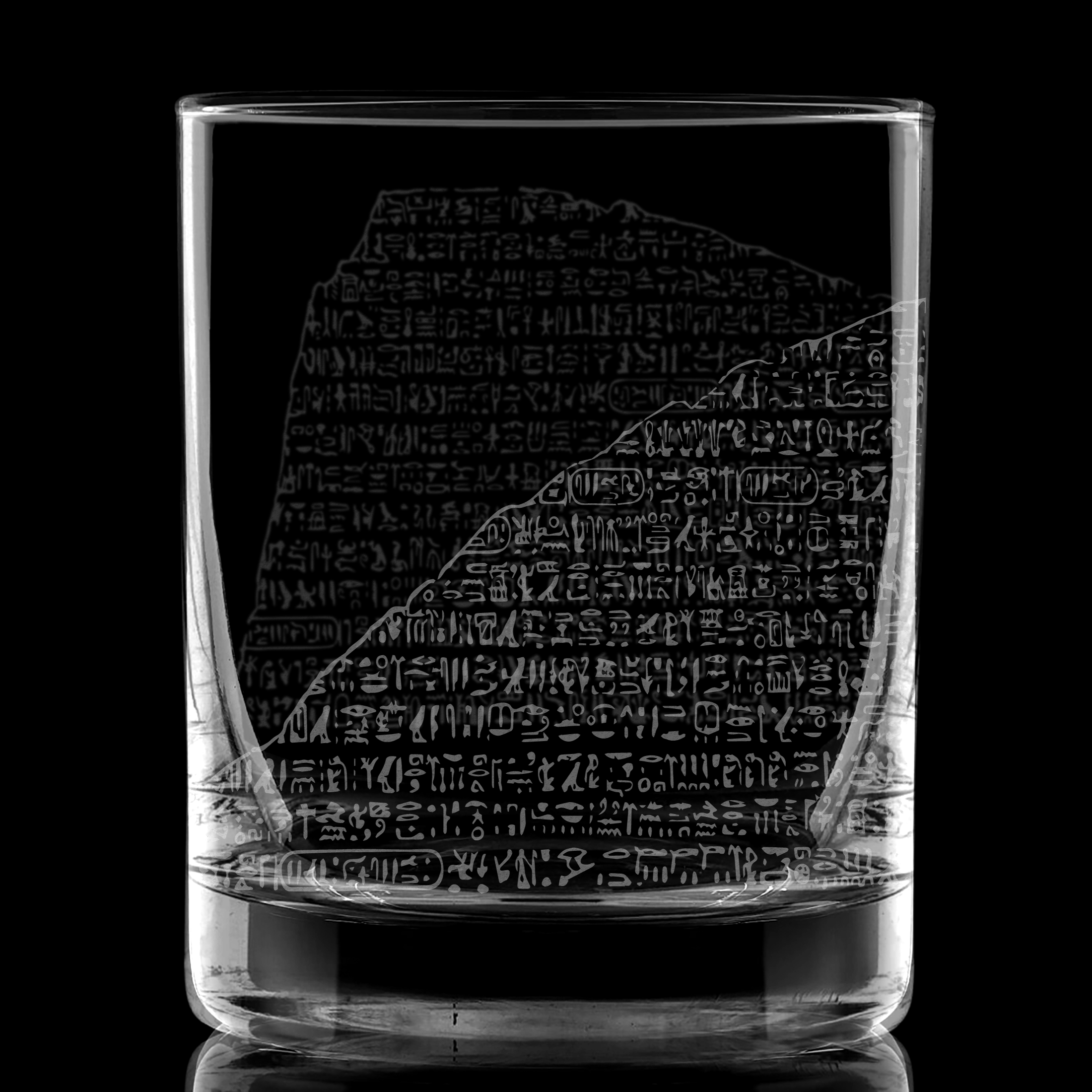 Rosetta Stone Whiskey Glass