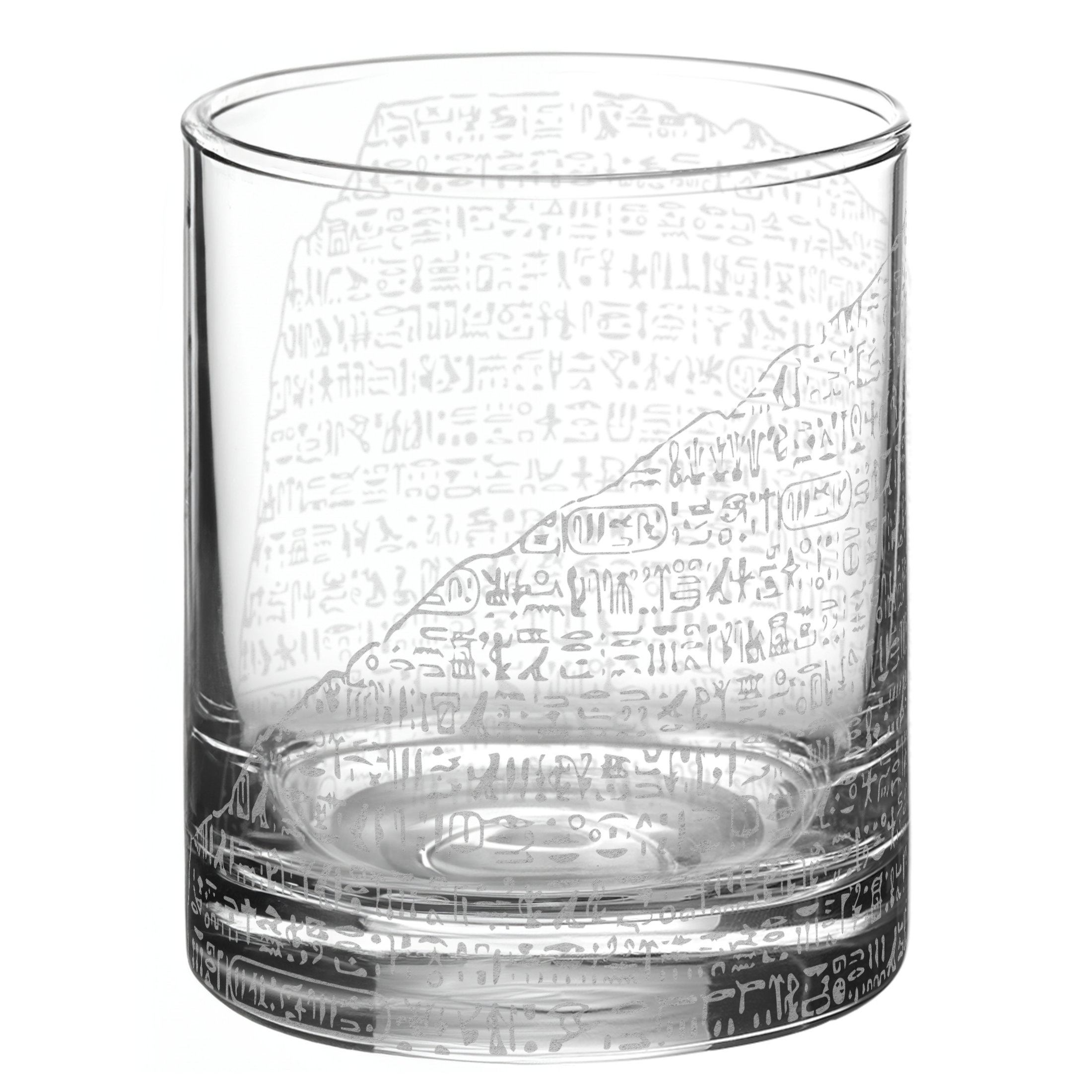 Rosetta Stone Whiskey Glass