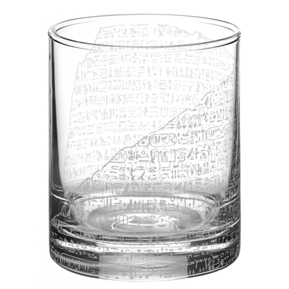 Rosetta Stone Whiskey Glass