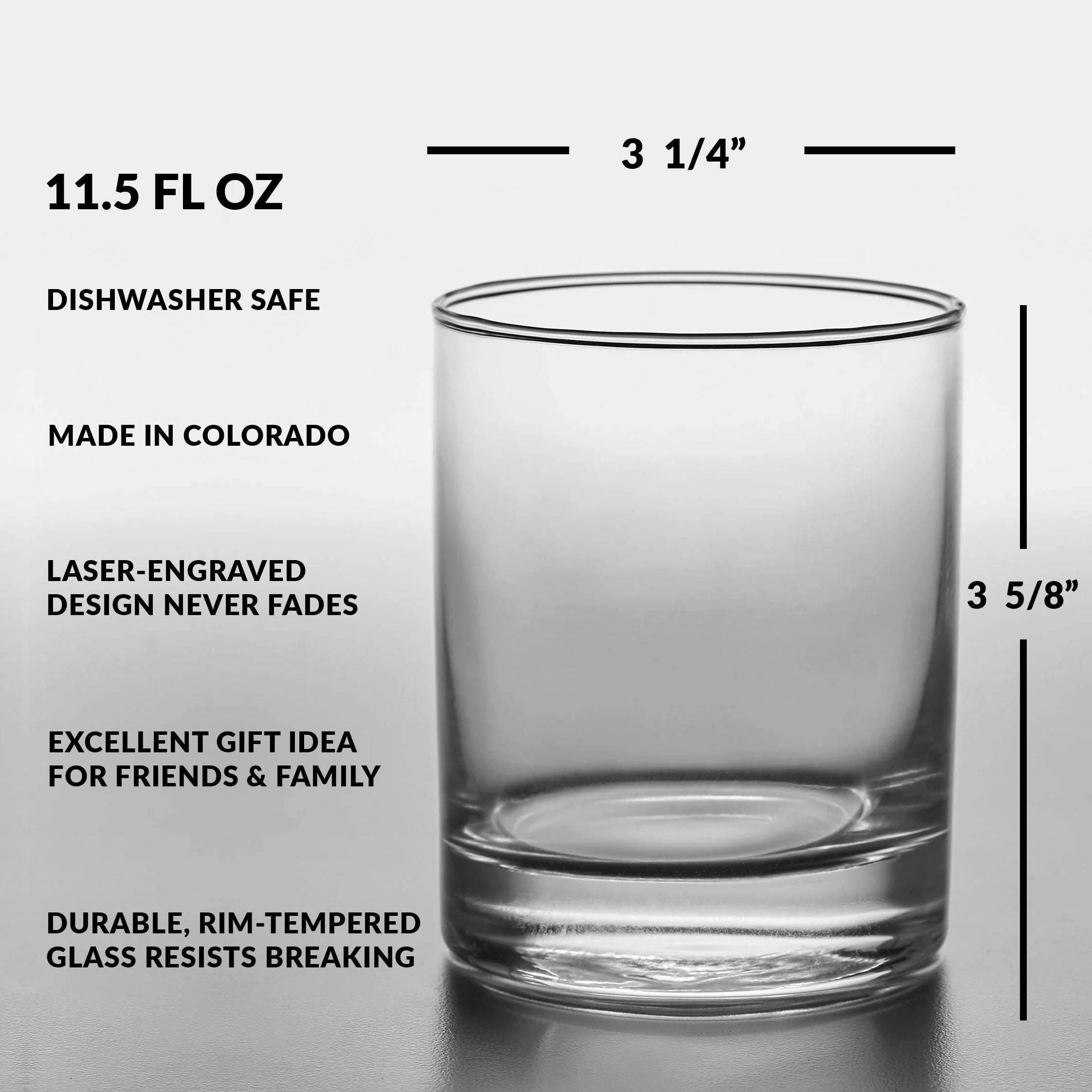 Rosetta Stone Whiskey Glass