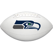 Seattle Seahawks Wilson Embroidered Logo Autograph Edition Football