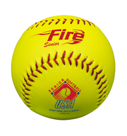 Fire Senior Slowpitch Softballs (One Dozen)