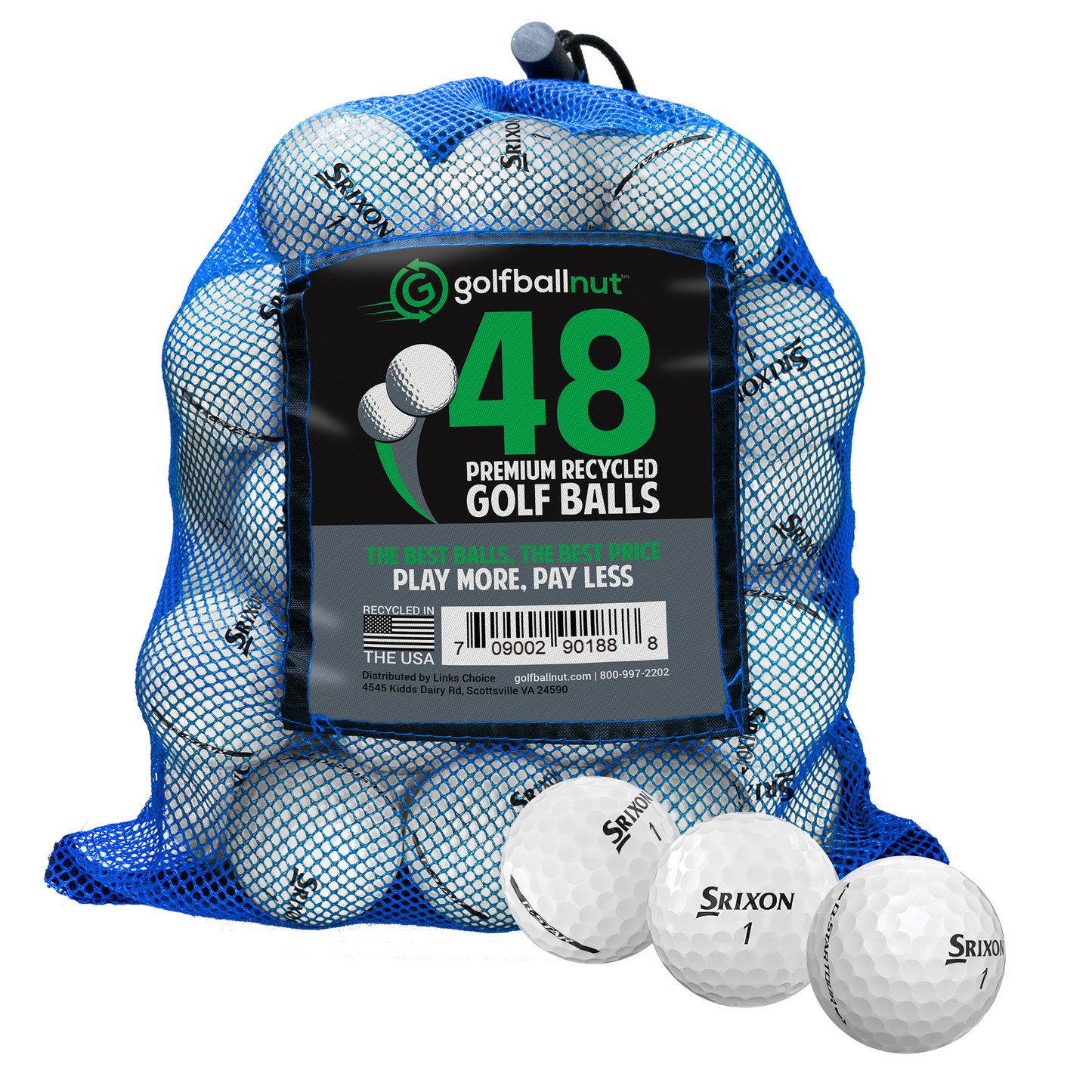 Used Srixon Q Star Mix Golf Balls (Bulk Mesh Bags)