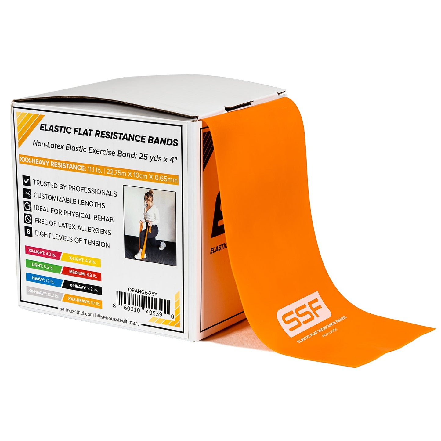 Physical Therapy Exercise Bands (4" x 25 Yards)