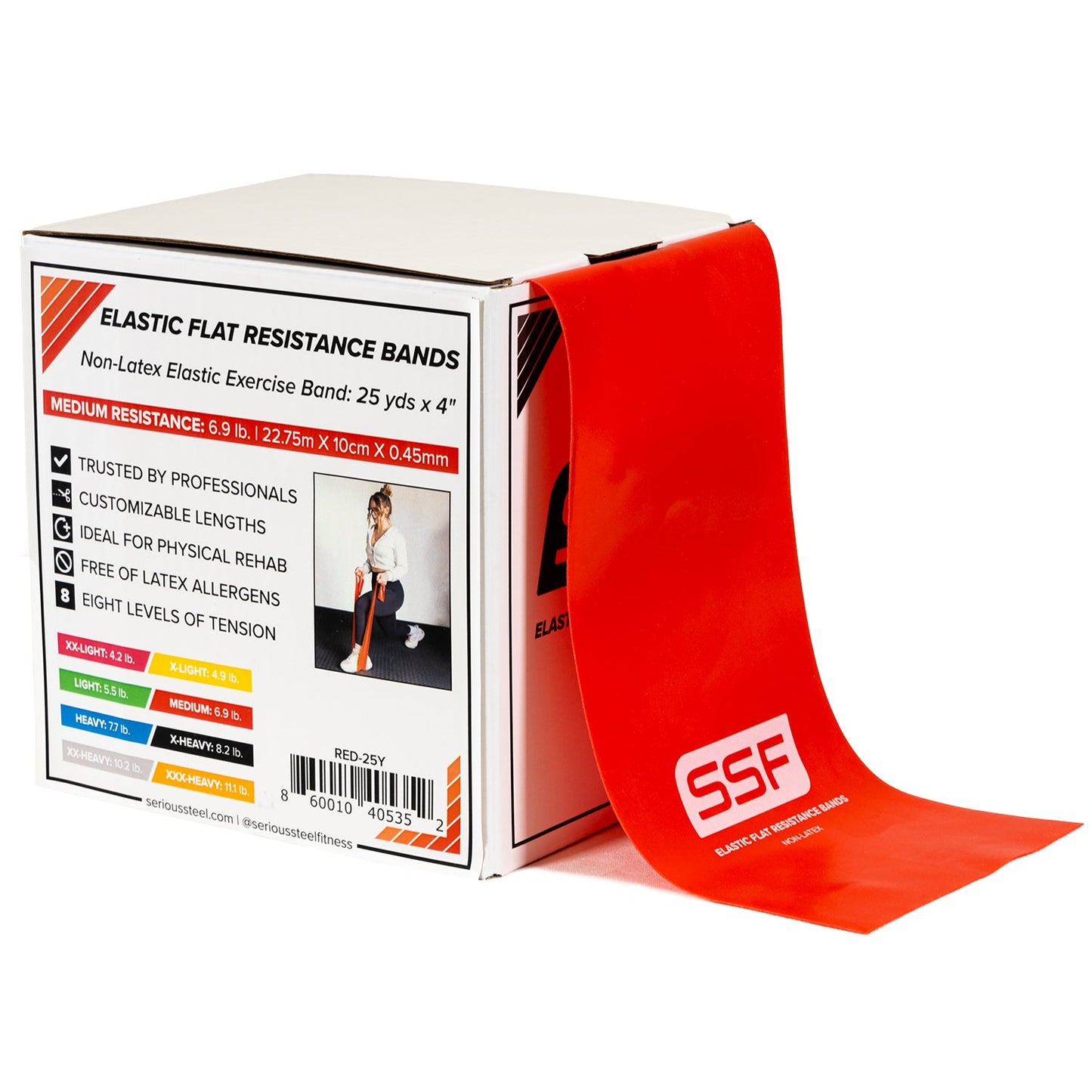 Physical Therapy Exercise Bands (4" x 25 Yards)