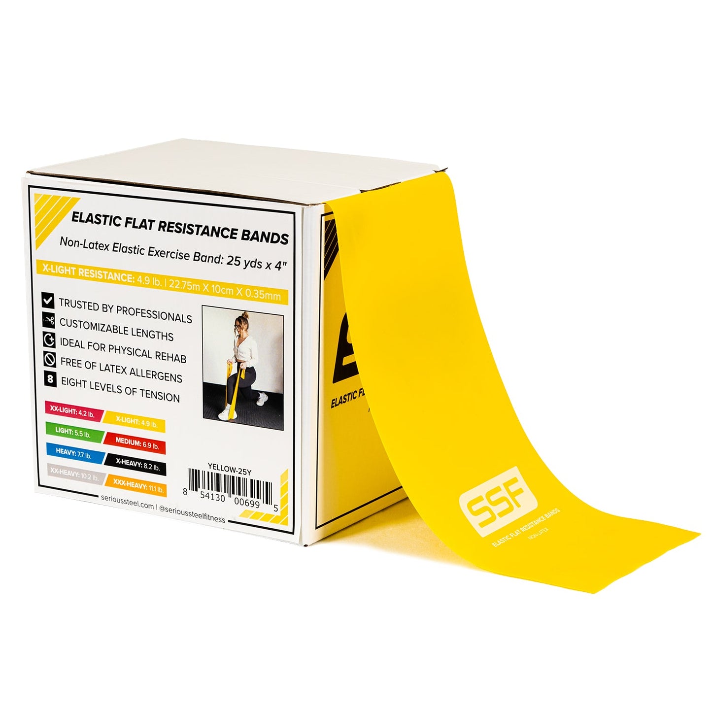 Physical Therapy Exercise Bands (4" x 25 Yards)