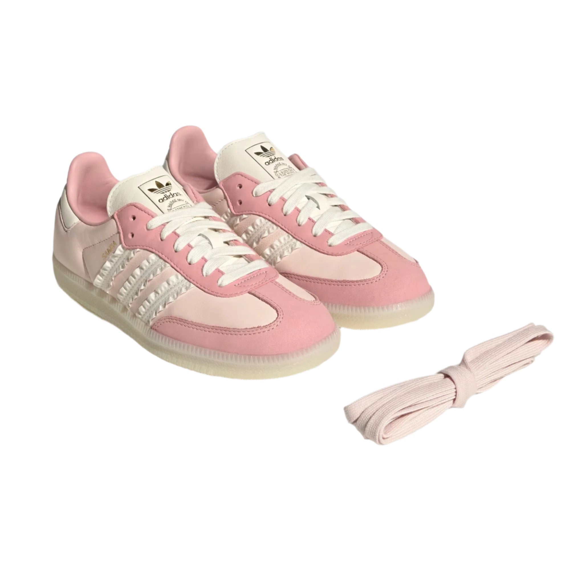 Adidas Samba Women's Ruffle Stripes Pack Wonder Mauve Pink