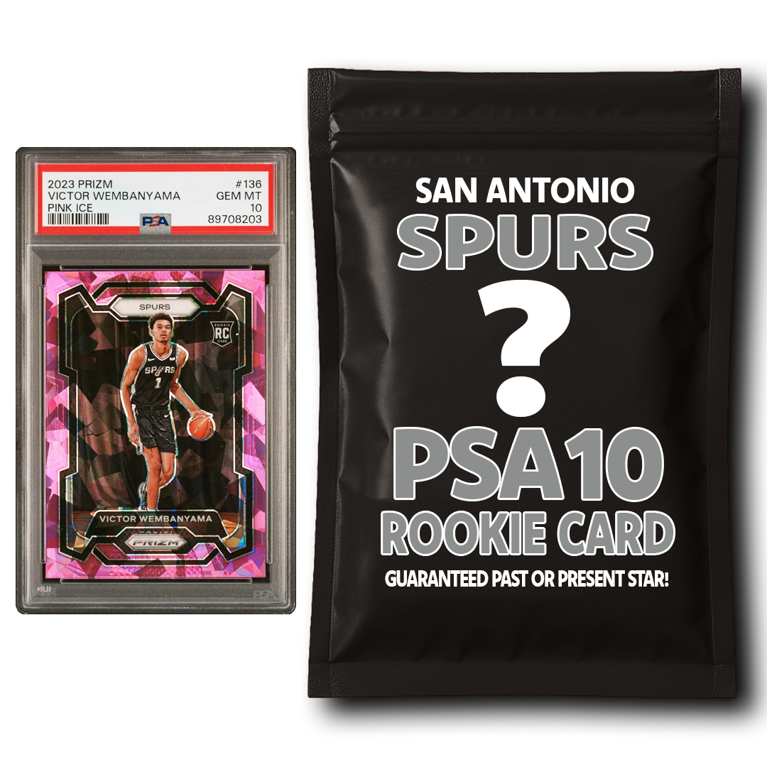 San Antonio Spurs PSA 10 Graded Rookie Card Mystery Pack