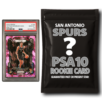 San Antonio Spurs PSA 10 Graded Rookie Card Mystery Pack
