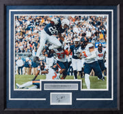 Autographed Penn State Nittany Lions Saquon Barkley Framed Photo