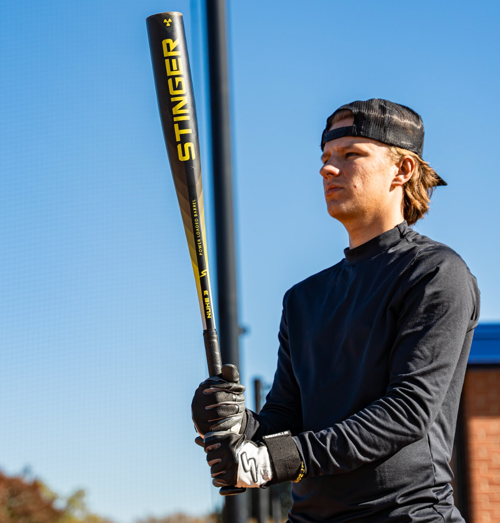 Winder Series Batting Gloves - Graphite/black & White