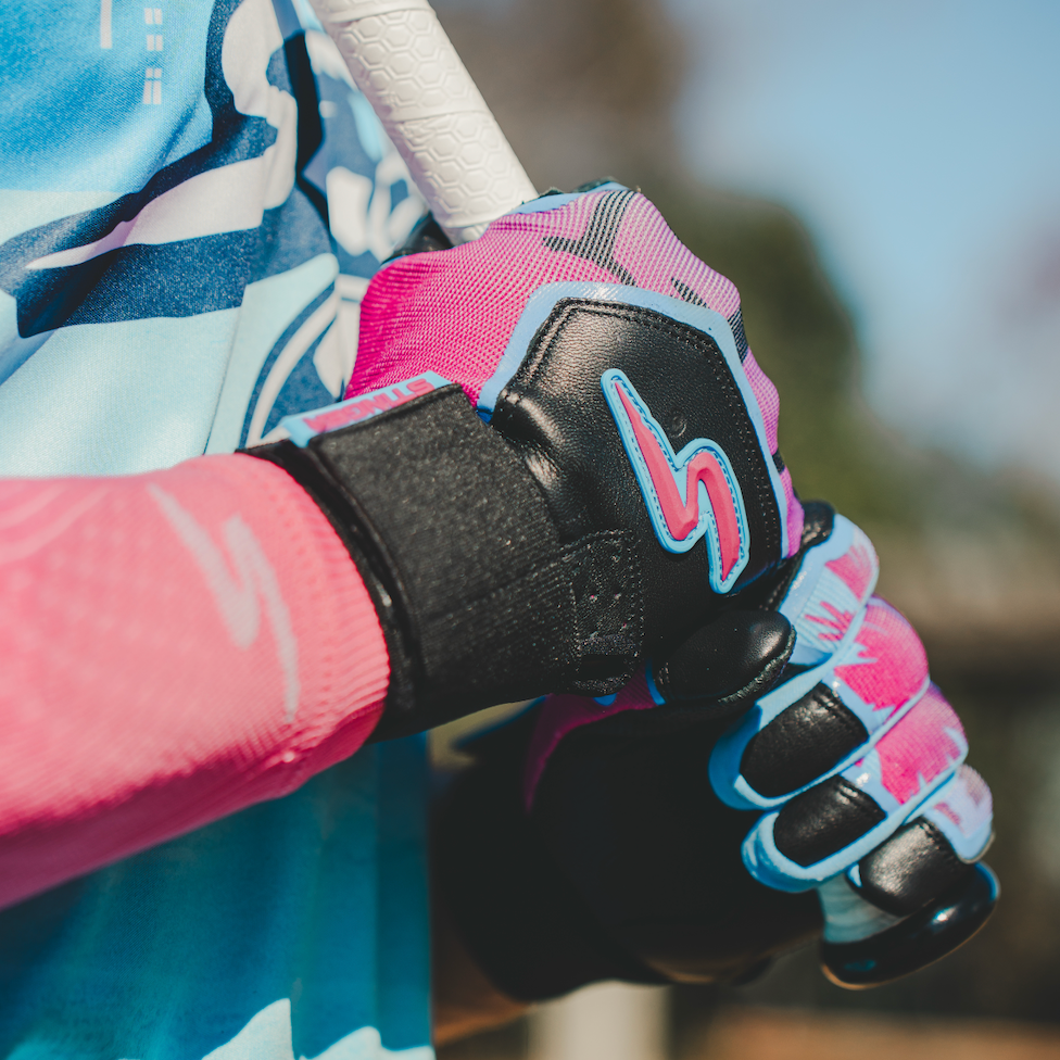 Winder Series Batting Gloves - Miami Nights