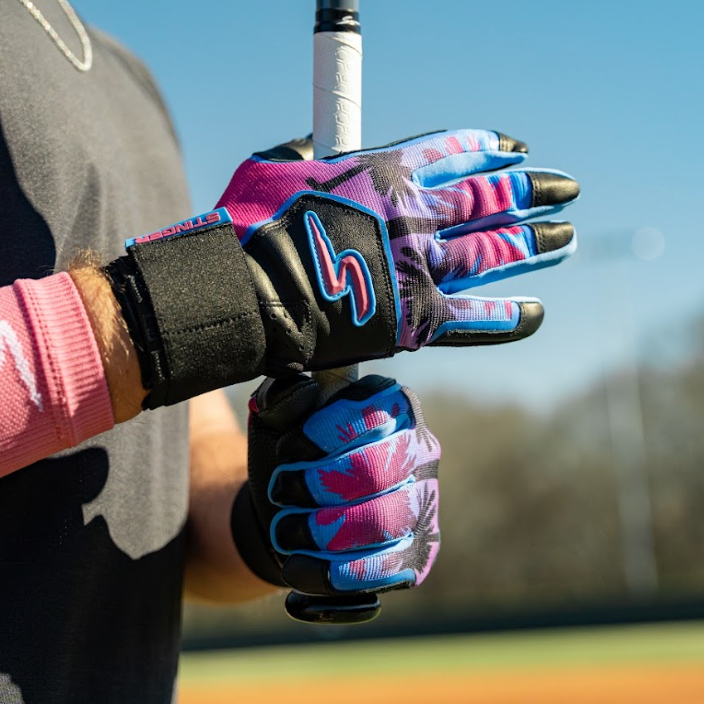 Winder Series Batting Gloves - Miami Nights