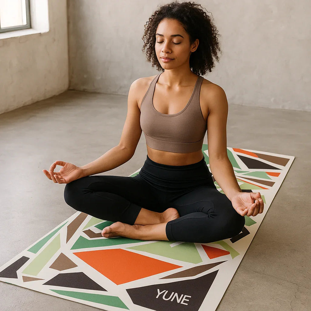 Yoga Mat | 6mm Thick | Multicolor | Non-slip | Eco Friendly | Yune Yoga | Billie