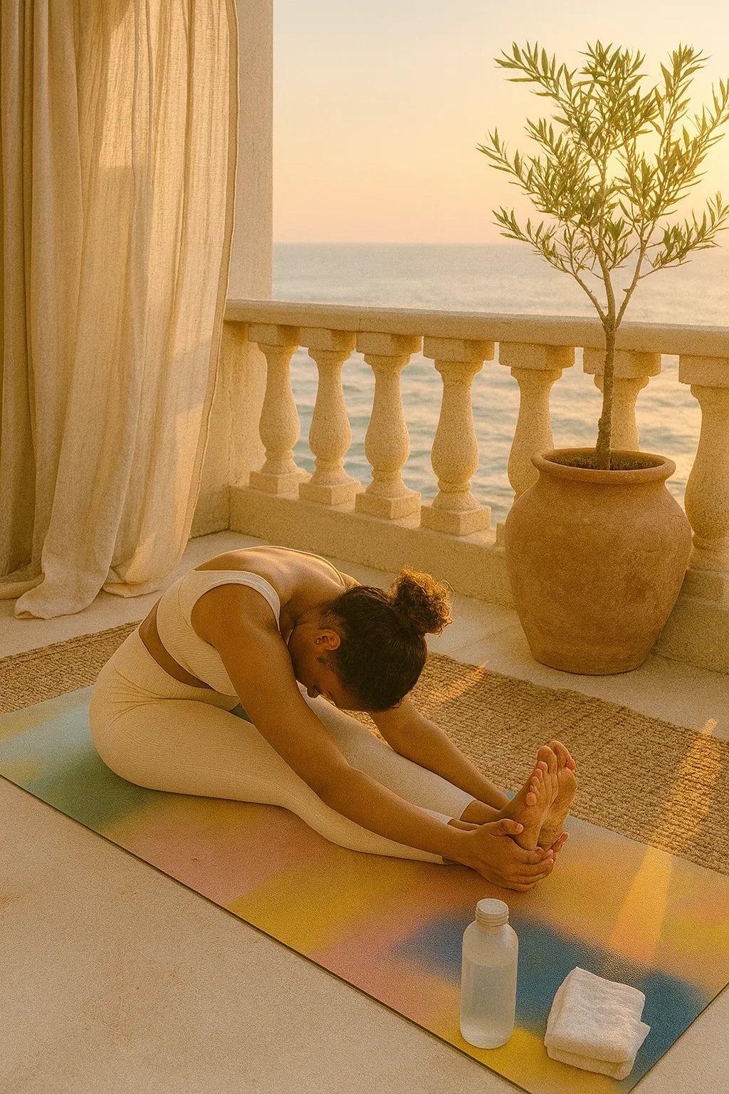 Libra Yoga Mat – Non-slip Grip, Cushioned Support & Zodiac-inspired Design