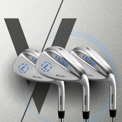 Lazrus Milled V Wedges Set or Individual (52°, 56° & 60°)