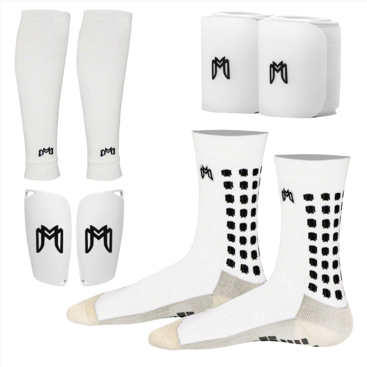 Elite Bundle (Includes Grip Socks, Shin Guards, Pre-Cut Sock Sleeves, and Shin Guard Straps)