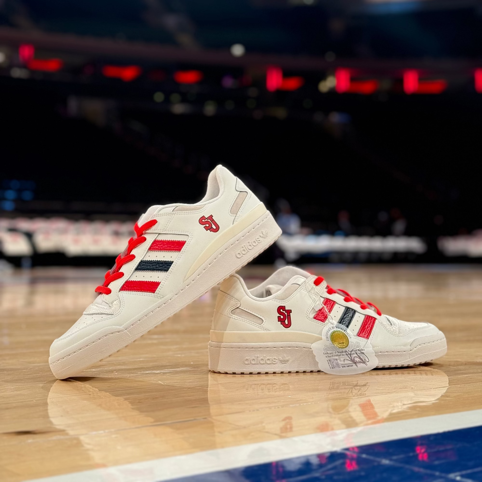 "St. John's" Adidas Forum Low Classic Shoes (Edition 1)