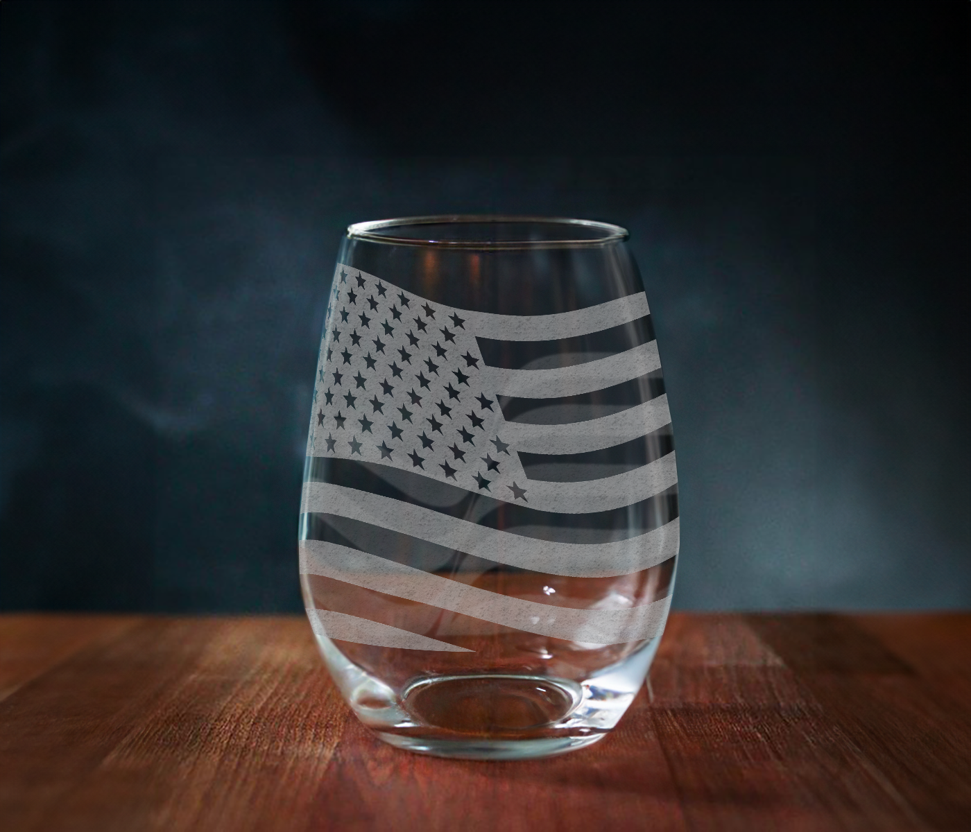 Stars & Stripes Wine Glass