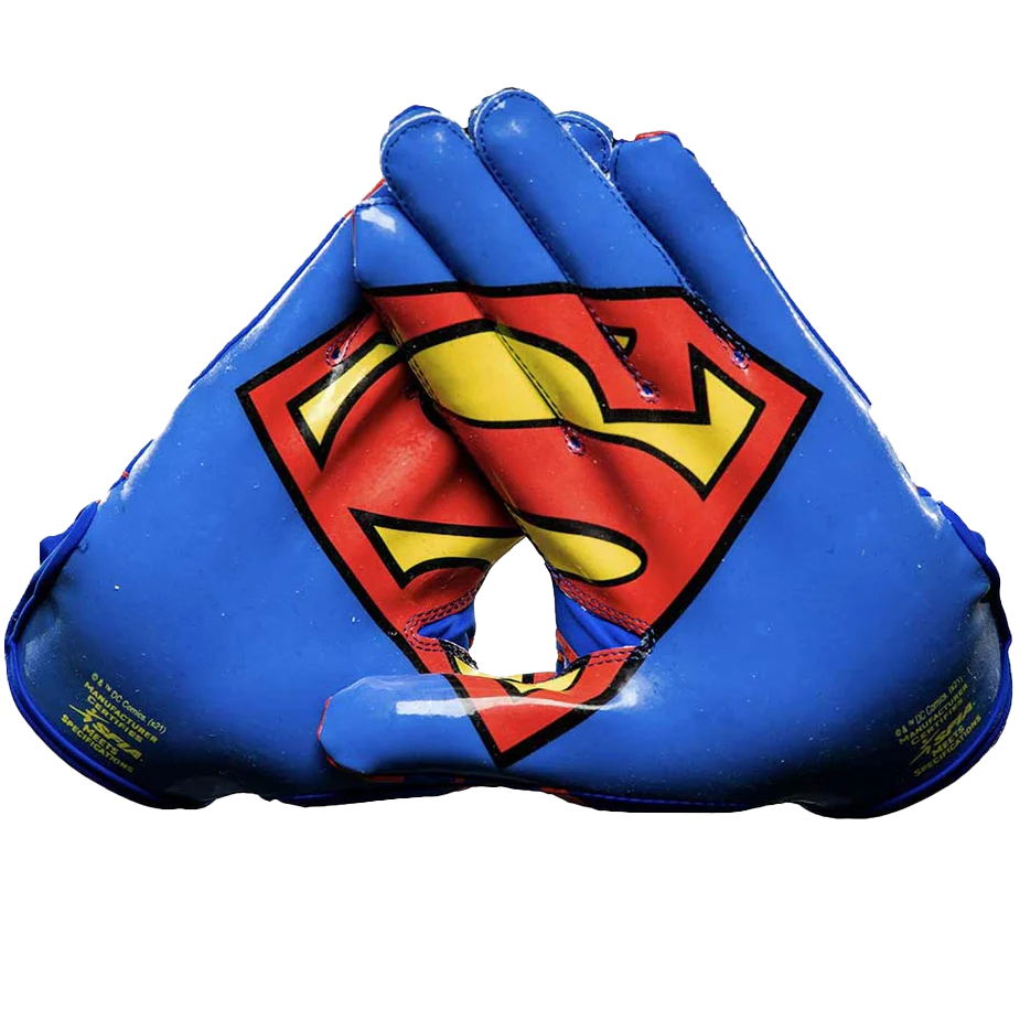 Superman Football Gloves VPS1