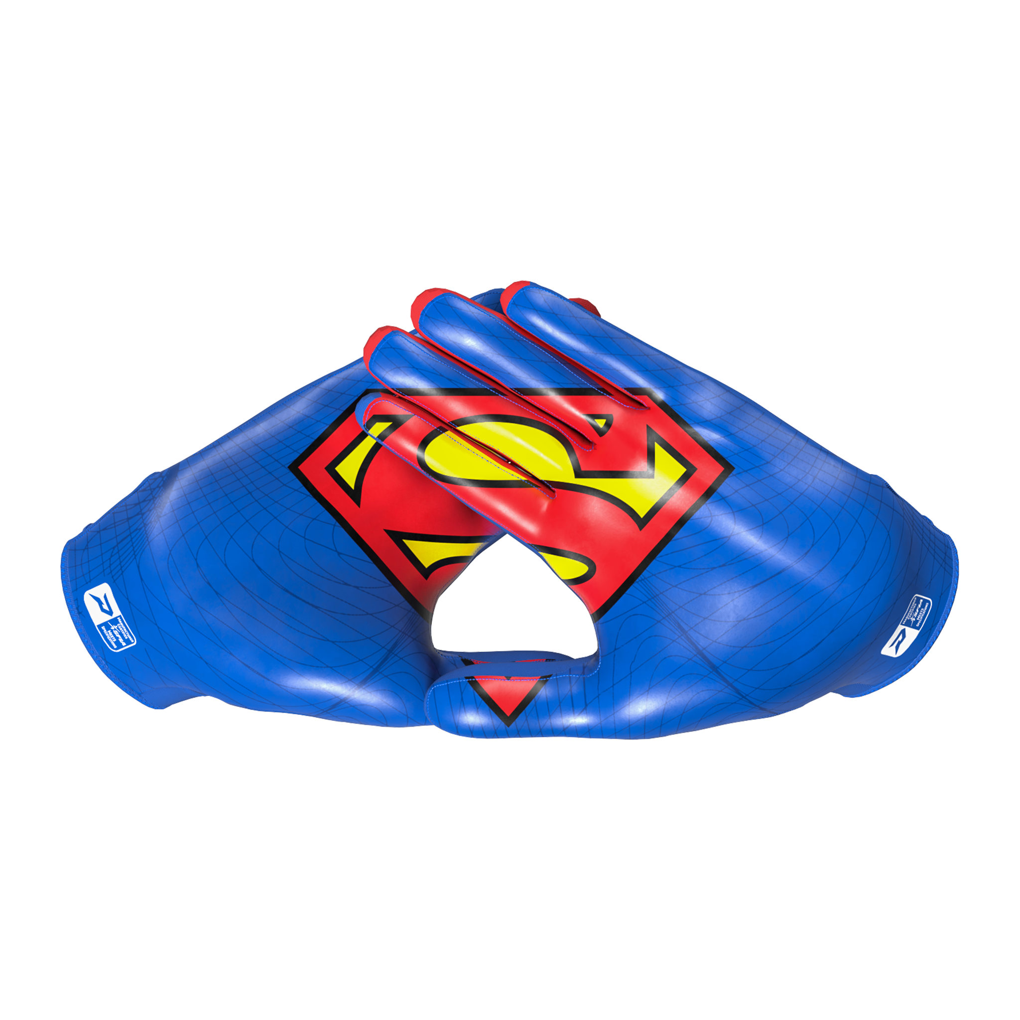 Superman Football Gloves