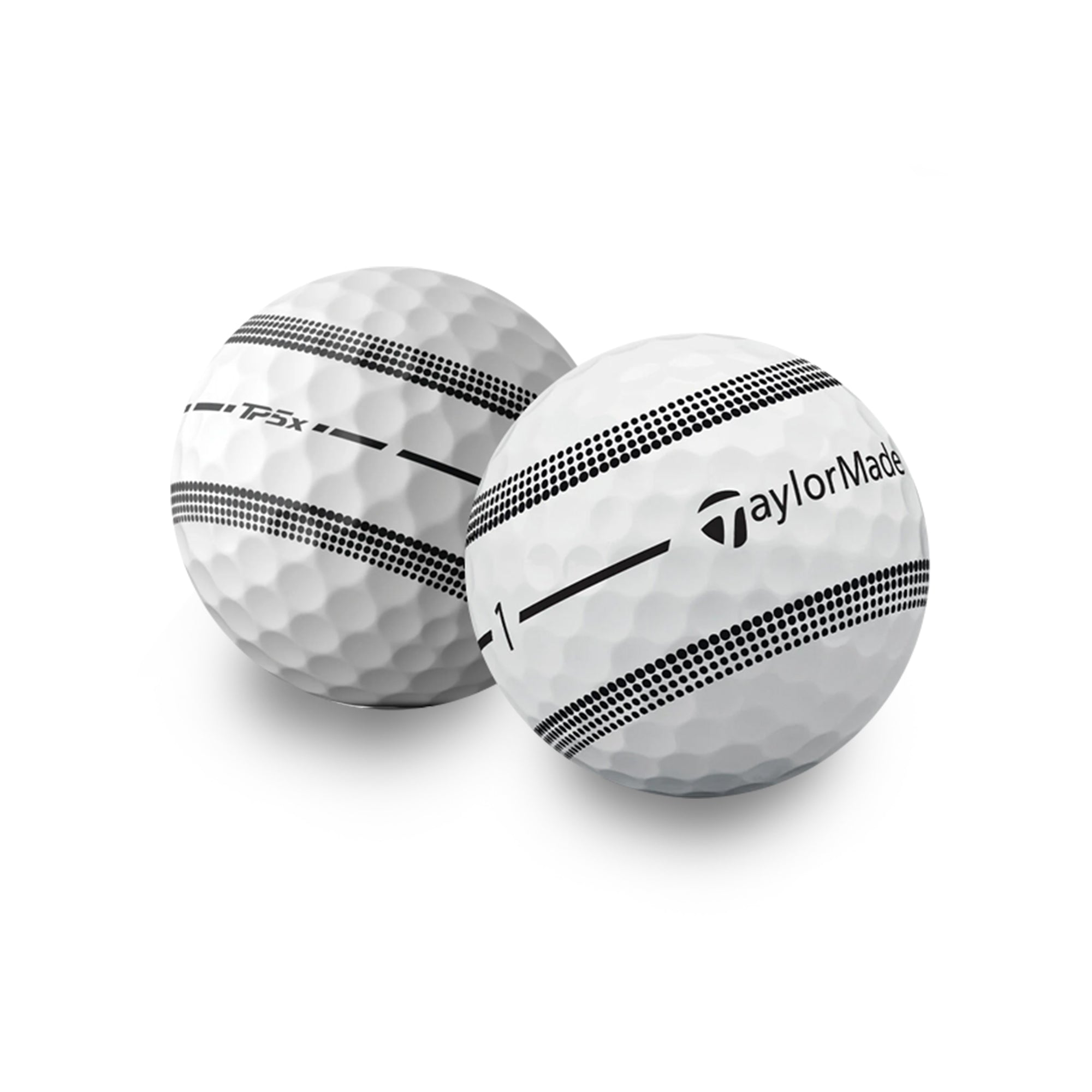 Used TaylorMade TP5x Stripe Golf Balls (1 Dozen)