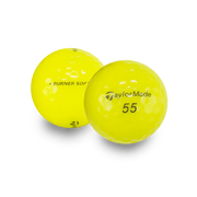 Used TaylorMade Yellow Mix Golf Balls - 1 Dozen