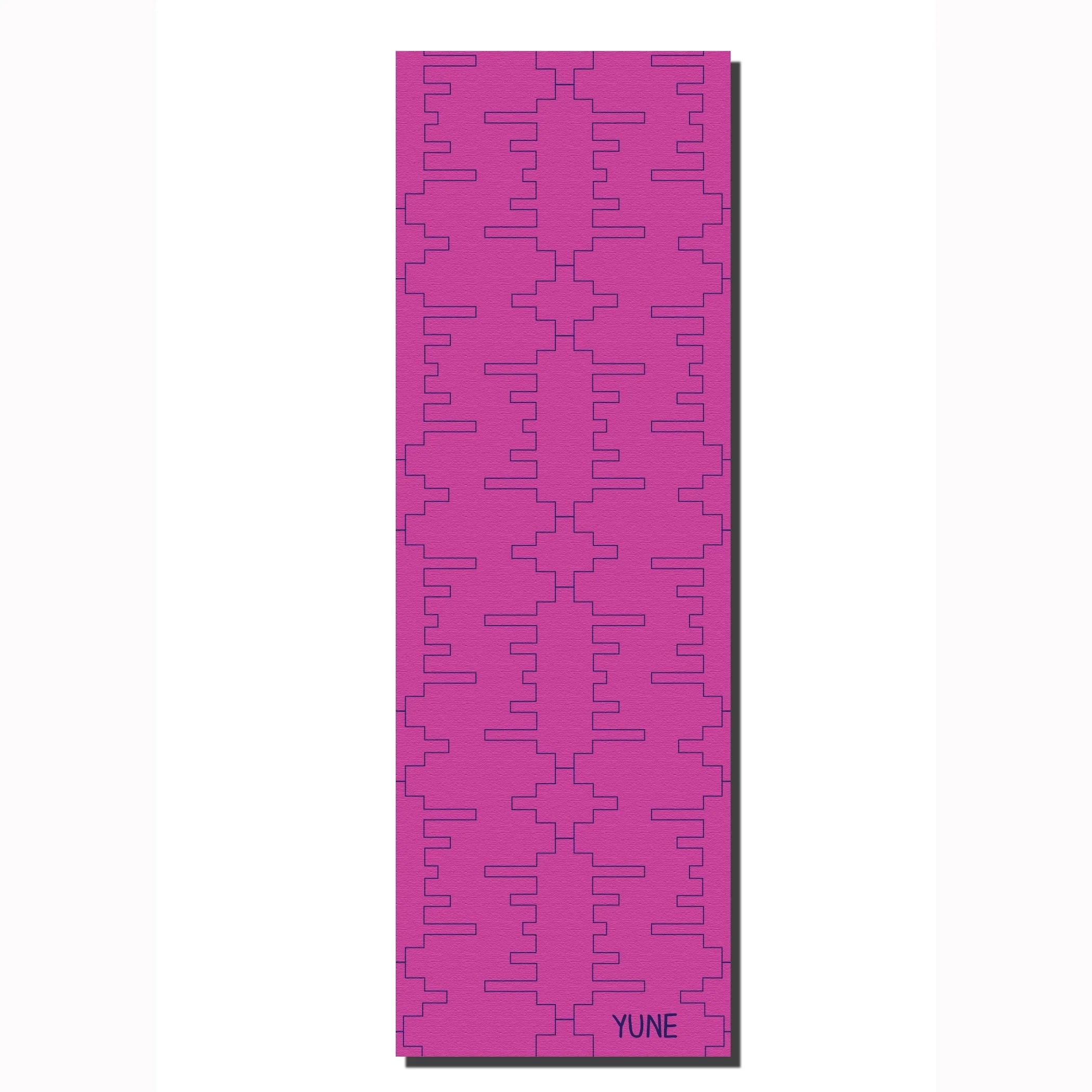 Rosy Flow Pro — Te52 6mm Cushioned Yoga Mat