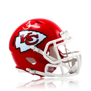 Autographed Tyreek Hill Kansas City Chiefs Football Speed Mini-helmet