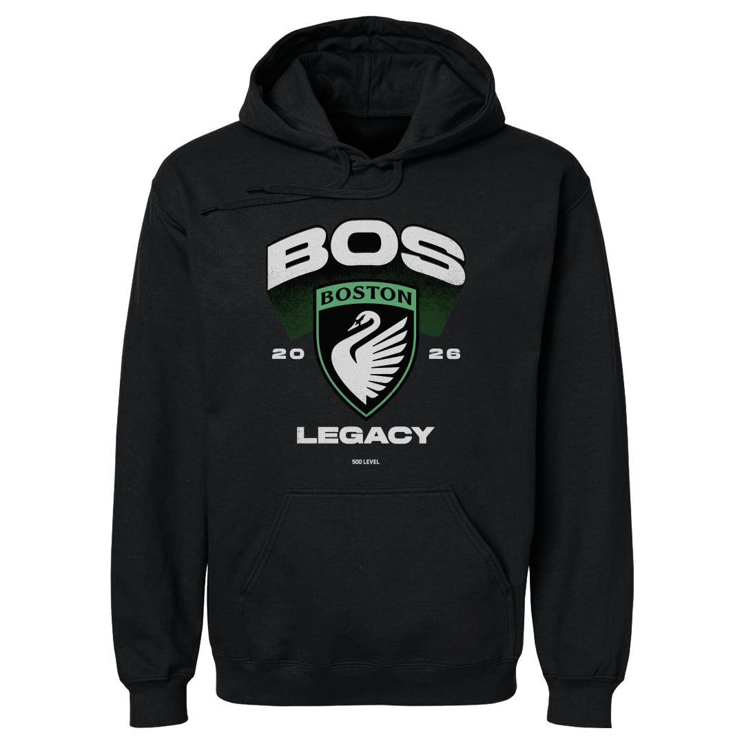 Boston Legacy FC Emblem WHT Long Sleeve Hoodie