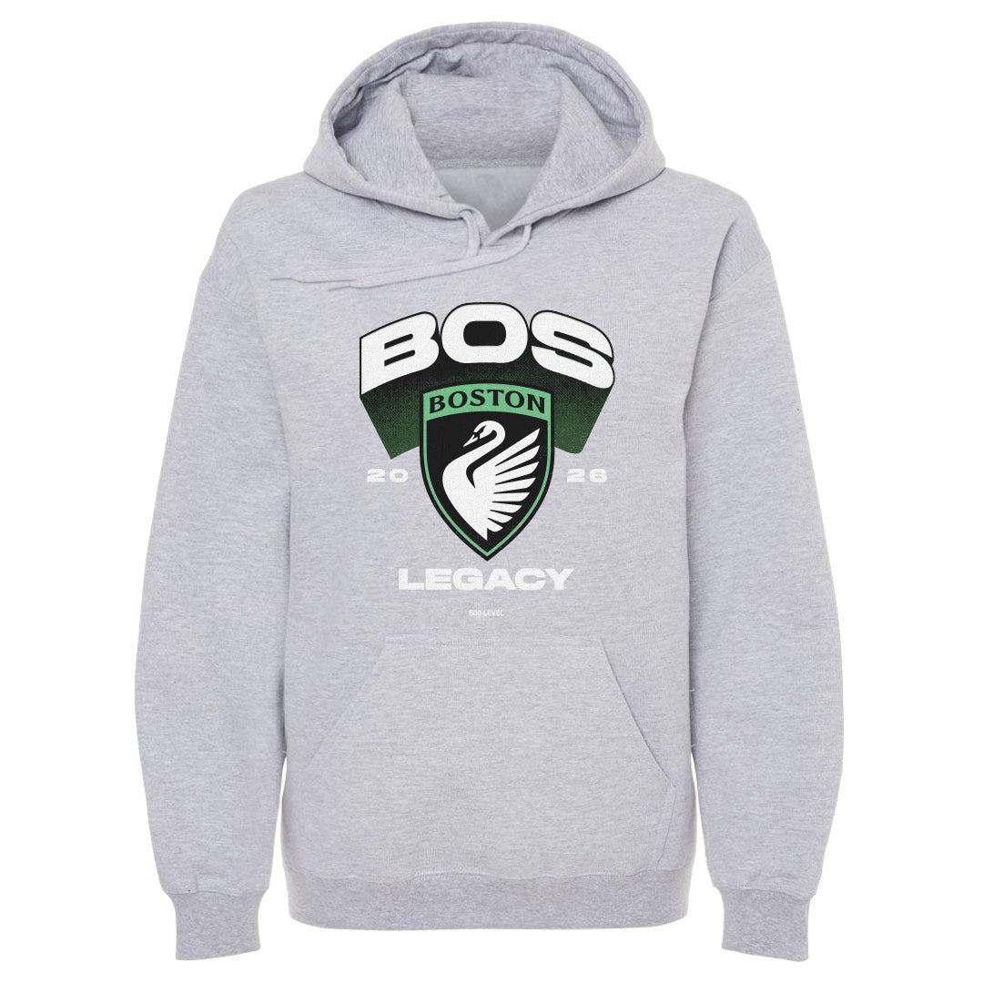 Boston Legacy FC Emblem WHT Long Sleeve Hoodie