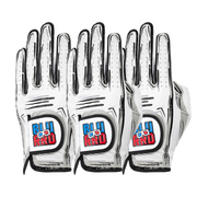 White Cartoon Golf Glove Bundle (3 Pack)