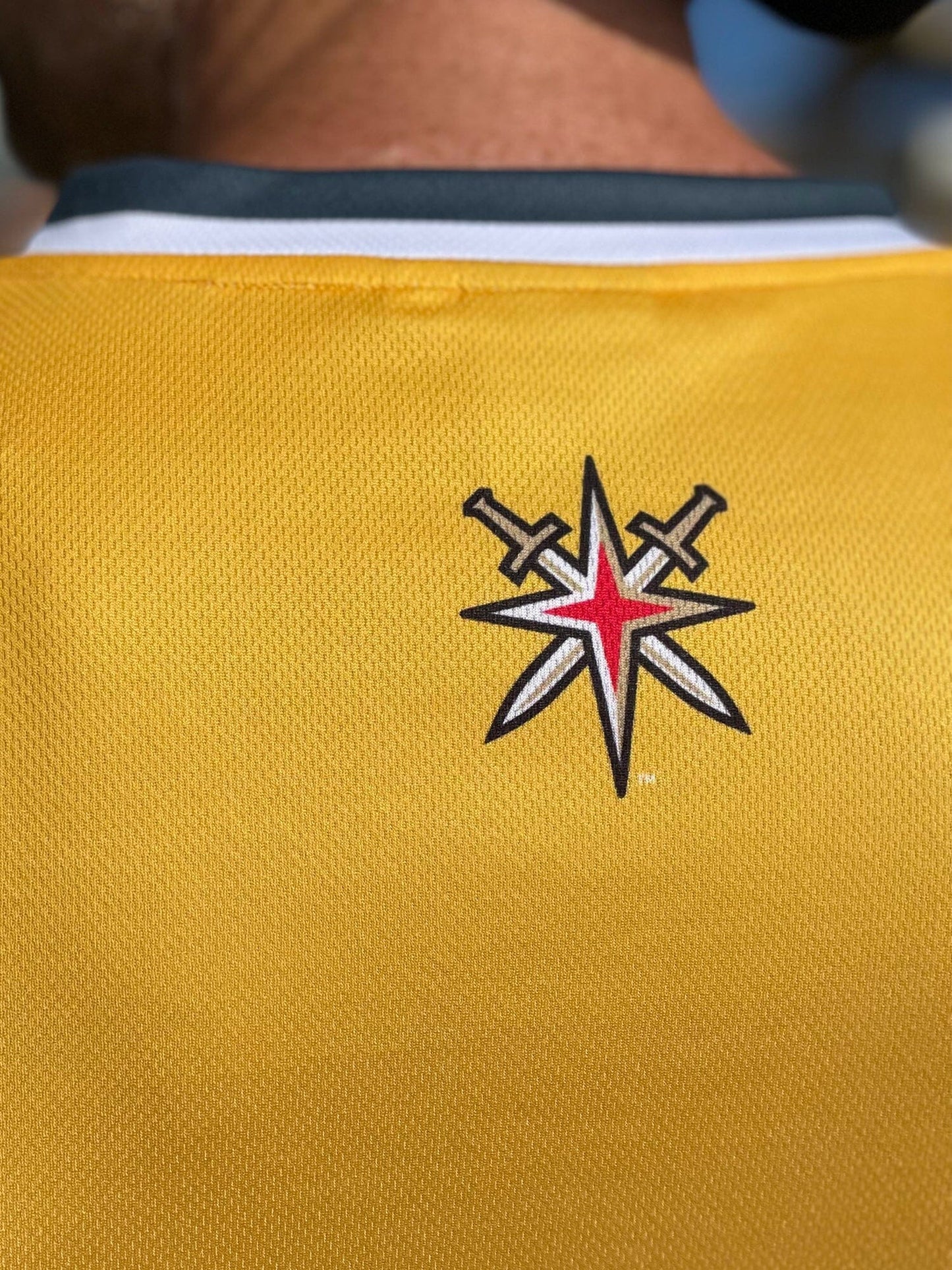 Las Vegas Golden Knights Championship Gold Ombré Hockey Tank